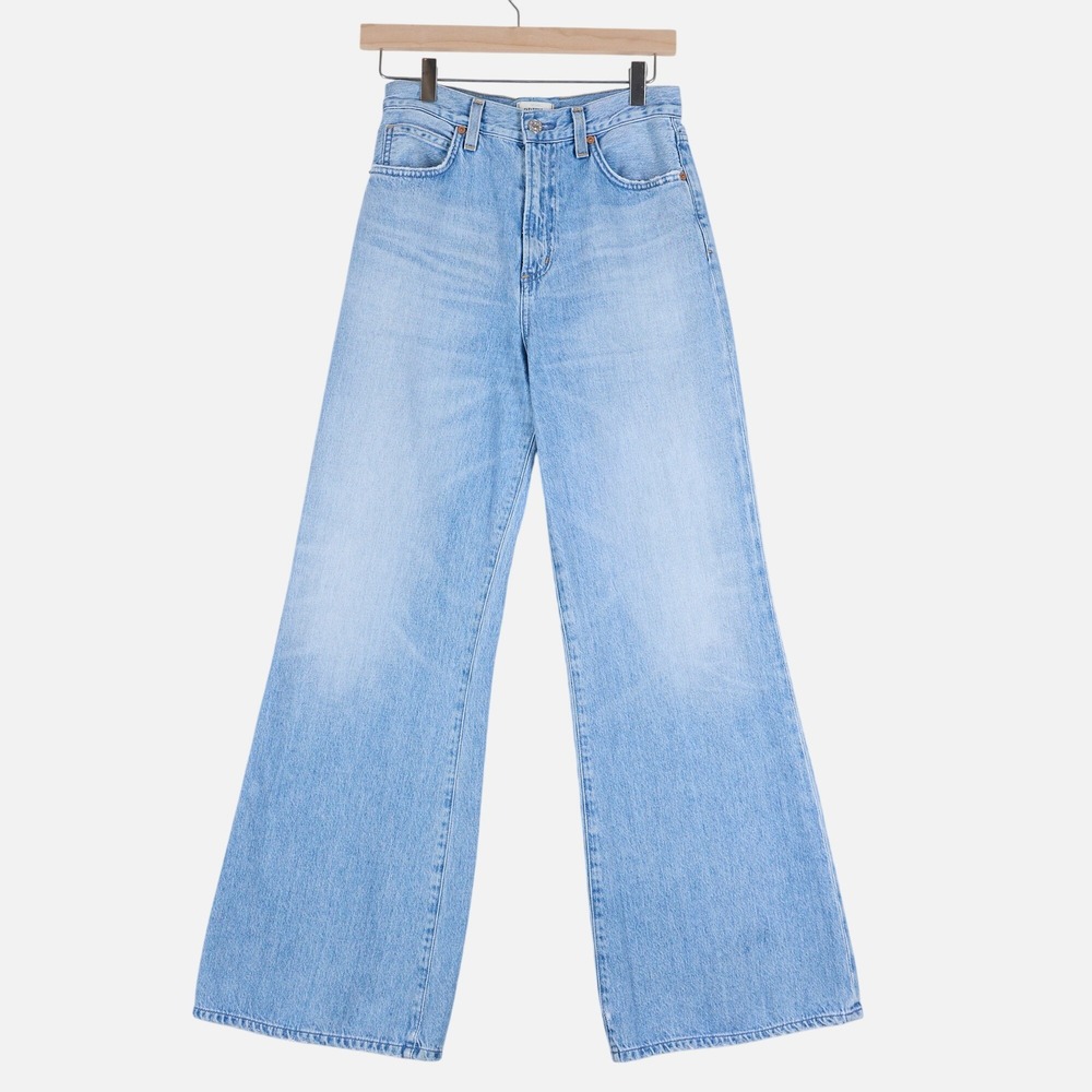 Citizens of Humanity Rosanna High Rise Wide Leg Jeans Light Wash 1945-1136 26